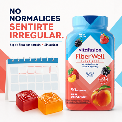 Vitafusion Fiber Well Gummies de Fibra · 90 unidades