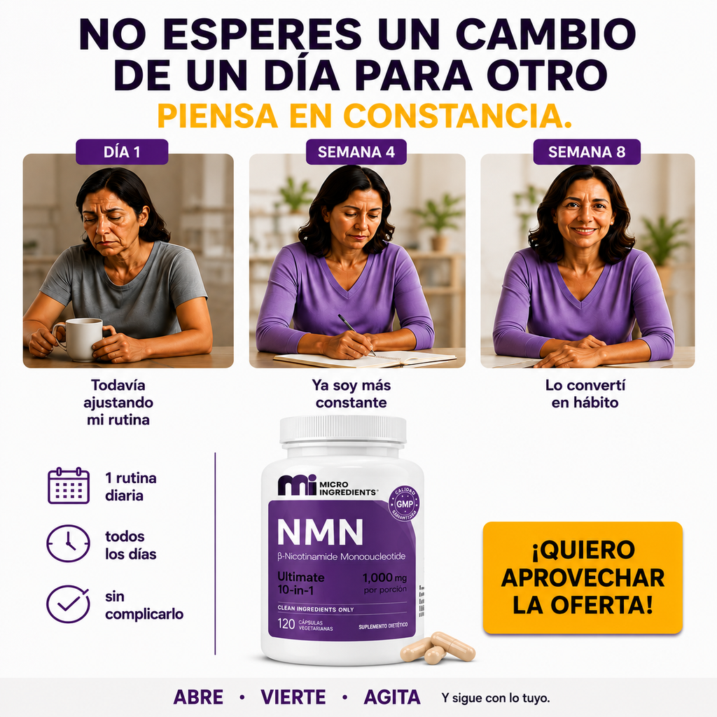 NMN Complex 10-en-1 - 120 cápsulas