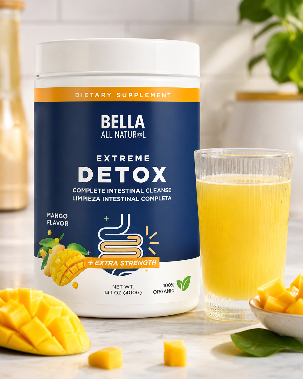 Bella Detox Mango · ¡¡No mas barriguita por estreñimiento!!